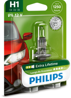 12258LLECOB1 PHILIPS Žárovka H1 (řada LongLife EcoVision) | 12V 55W | 12258LLECOB1 PHILIPS