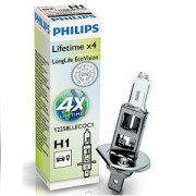 12258LLECOC1 žárovka H1 12V 55W LongLife EcoVision 4x delší životnost (patice P14,5s) PHILIPS 12258LLECOC1 PHILIPS