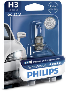 12336WHVB1 PHILIPS Žárovka H3 (řada WhiteVision ultra) | 12V 55W | 12336WHVB1 PHILIPS