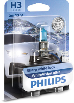 12336WVUB1 PHILIPS Žárovka H3 (řada WhiteVision ultra) | 12V 55W | 12336WVUB1 PHILIPS