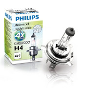 12342LLECOC1 žárovka H4 12V 60/55W LongLife EcoVision-4x delší životnost (patice P43t) PHILIPS 12342LLECOC1 PHILIPS