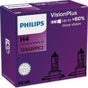 12342VPC2 PHILIPS Žárovka (2ks) H4 (řada VisionPlus) | 12V 60/55W | 12342VPC2 PHILIPS