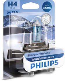 12342WVUB1 PHILIPS Žárovka H4 (řada WhiteVision ultra) | 12V 60/55W | 12342WVUB1 PHILIPS