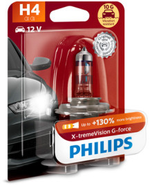 12342XVGB1 PHILIPS Žárovka H4 (řada X-tremeVision G-force) | 12V 60/55W | 12342XVGB1 PHILIPS