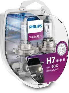 12972VPS2 PHILIPS Žárovka (2ks) H7 (řada VisionPlus) | 12V 55W | 12972VPS2 PHILIPS