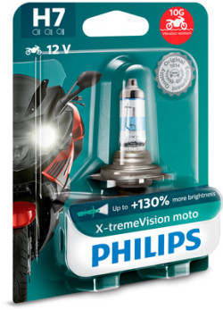 12972XV+BW PHILIPS Žárovka H7 (řada X-tremeVision Moto) | 12V 55W | 12972XV+BW PHILIPS