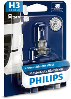 13336MDBVB1 PHILIPS Žárovka H3 (řada MasterDuty BlueVision) | 24V 70W | 13336MDBVB1 PHILIPS