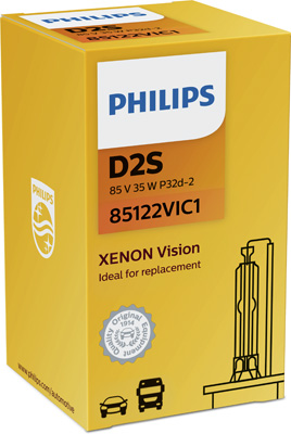 85122VIC1 PHILIPS Xenonová výbojka D2S (řada Xenon Vision) | 85V 35W | 4300K | 85122VIC1 PHILIPS