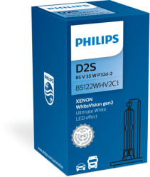 85122WHV2C1 PHILIPS Xenonová výbojka D2S (řada Xenon WhiteVision gen2) | 85V 35W | 5000K | 85122WHV2C1 PHILIPS