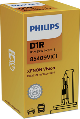 85409VIC1 PHILIPS Xenonová výbojka D1R (řada Xenon Vision) | 85V 35W | 4300K | 85409VIC1 PHILIPS