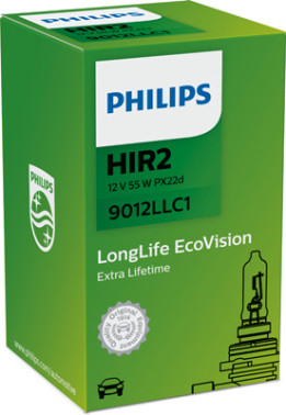 9012LLC1 PHILIPS Žárovka HIR2 (řada LongLife EcoVision) | 12V 55W | 9012LLC1 PHILIPS