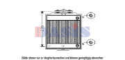 050052N Chladič, chlazení motoru AKS DASIS