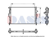 090116N Chladič, chlazení motoru AKS DASIS