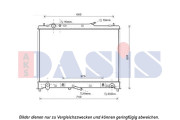 110074N Chladič, chlazení motoru AKS DASIS