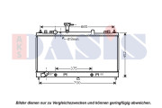 110089N Chladič, chlazení motoru AKS DASIS