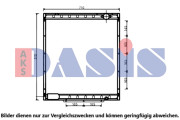 140002N Chladič, chlazení motoru AKS DASIS