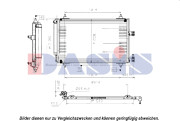 162008N Kondenzátor, klimatizace AKS DASIS