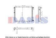 180310N Chladič, chlazení motoru AKS DASIS