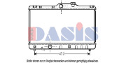 210230N Chladič, chlazení motoru AKS DASIS