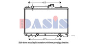 320015N Chladič, chlazení motoru AKS DASIS