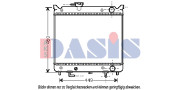 320022N Chladič, chlazení motoru AKS DASIS