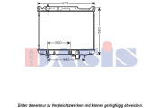 320038N Chladič, chlazení motoru AKS DASIS