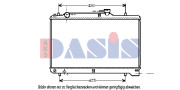 320430N Chladič, chlazení motoru AKS DASIS