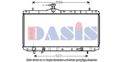 322005N Chladič, chlazení motoru AKS DASIS