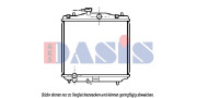 350130N Chladič, chlazení motoru AKS DASIS