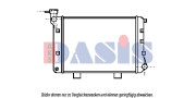 490140N Chladič, chlazení motoru AKS DASIS