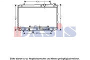 510087N Chladič, chlazení motoru AKS DASIS