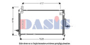 512014N Kondenzátor, klimatizace AKS DASIS
