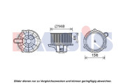 518083N vnitřní ventilátor AKS DASIS