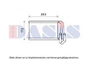 519017N Výměník tepla, vnitřní vytápění AKS DASIS