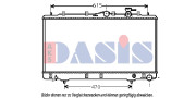 560090N Chladič, chlazení motoru AKS DASIS