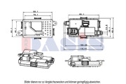 700045N Regulace, vnitrni ventilace AKS DASIS