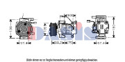 850386N Kompresor, klimatizace AKS DASIS