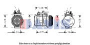 850448N Kompresor, klimatizace AKS DASIS