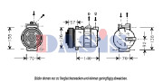 850926N Kompresor, klimatizace AKS DASIS