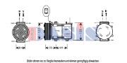 851379N Kompresor, klimatizace AKS DASIS