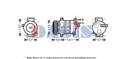 851606N Kompresor, klimatizace AKS DASIS