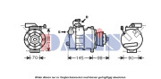 851659N Kompresor, klimatizace AKS DASIS