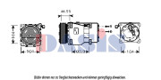 851818N Kompresor, klimatizace AKS DASIS