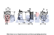 852555N Kompresor, klimatizace AKS DASIS