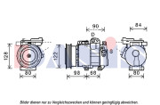 852576N Kompresor, klimatizace AKS DASIS