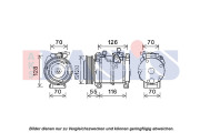 852812N Kompresor, klimatizace AKS DASIS