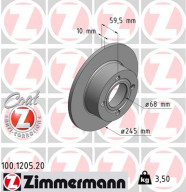 100.1205.20 Brzdový kotouč COAT Z ZIMMERMANN