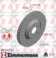 100.3327.52 Brzdový kotouč SPORT BRAKE DISC COAT Z ZIMMERMANN