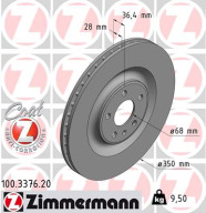 100.3376.20 Brzdový kotouč COAT Z ZIMMERMANN