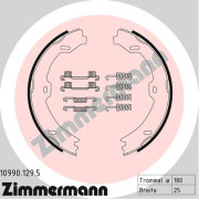 10990.129.5 Sada brzdových čelistí, parkovací brzda ZIMMERMANN